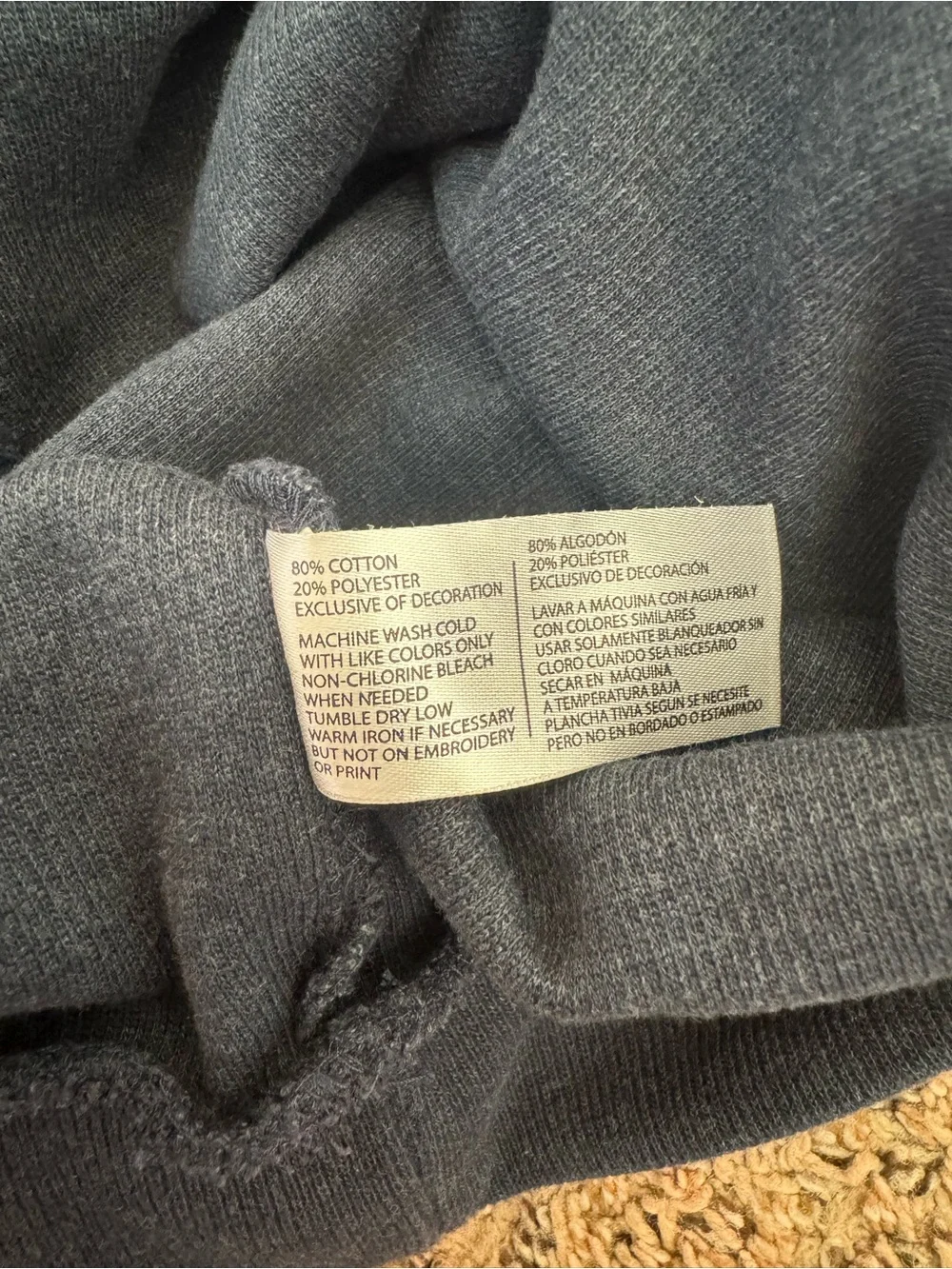 U.S. Polo Assn. Men's Navy Quarter-Zip Sweater with Logo